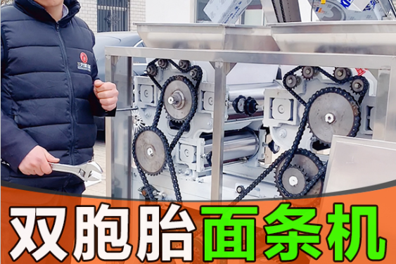 雙機(jī)頭面條機(jī)流水線 雙機(jī)頭面條機(jī)流水線