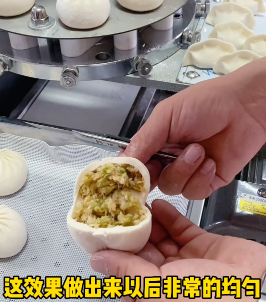桌臺式包子餃子一體機(jī)做出來的包子 桌臺式包子餃子一體機(jī)做出來的包子